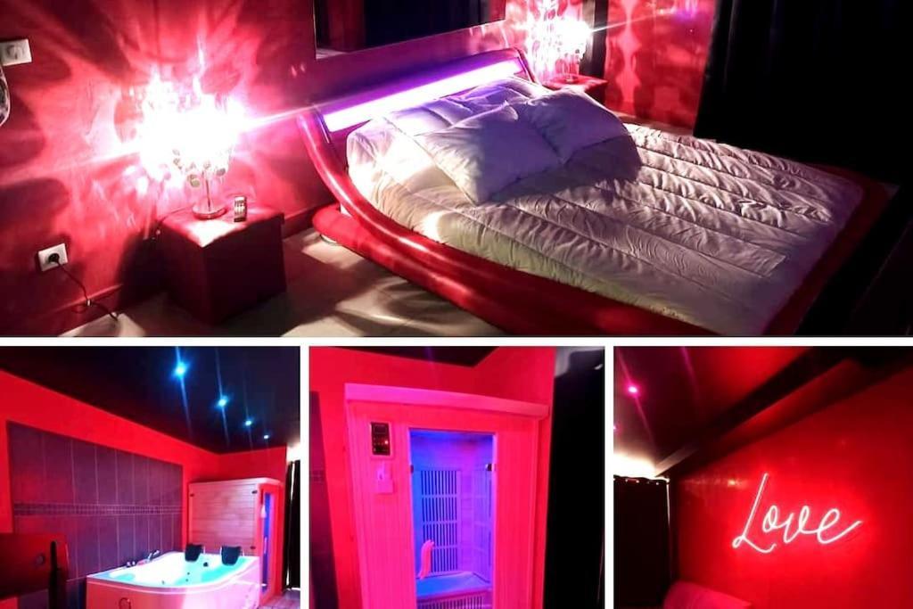 Appartement Balneo Et Sauna Prives The Red Room Могио Экстерьер фото